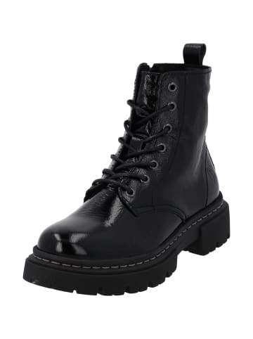 Palado Schnürstiefeletten Biak in Schwarz Lack