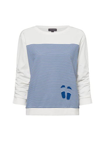 Franco Callegari Sweatshirt in ecru blau - 0003