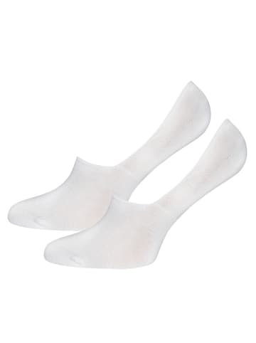 ewers 2er-Set Sneaker Socken 2er Pack mit Antirutsch-Bündchen in weiß