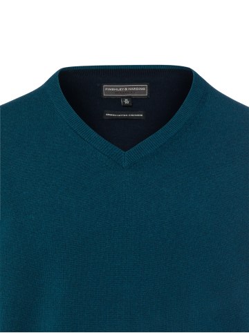 Finshley & Harding Pullover in petrol - 0009