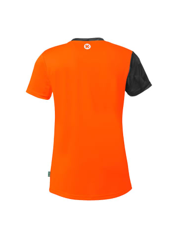 Kempa Trainings-T-Shirt Athletics 29 Women in fluo orange/schwarz