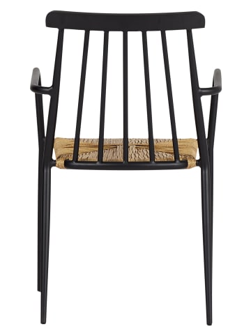 ebuy24 Gartenstuhl Evira Schwarz 58 x 54 cm