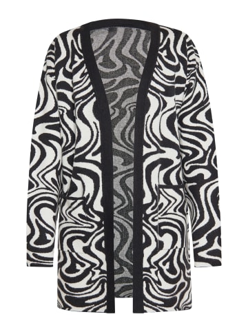 myMo Damen Cardigan in WOLLWEISS SCHWARZ