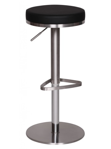 KADIMA DESIGN Barhocker WL1.293 Edelstahl höhenverstellbare Sitzhöhe 57 - in Schwarz