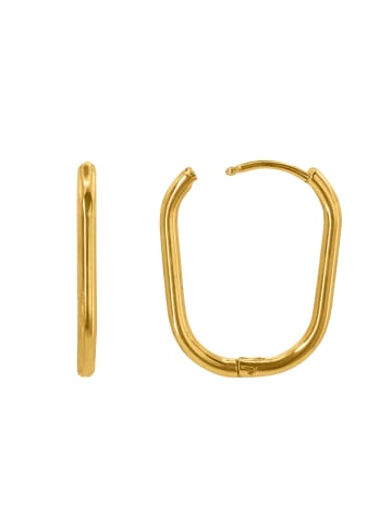 Steel_Art Creolen Damen Maxima goldfarben in goldfarben