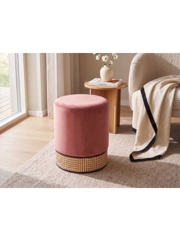 Beliani Pouf YANKTON in Rosa - (W) 35 x (H) 42 x (L) 35 cm