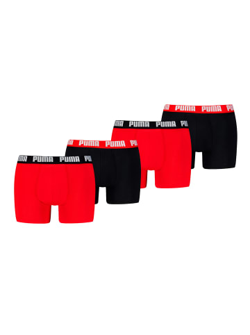 Puma Boxershorts PUMA MEN EVERYDAY BASIC BOXERS 2P in Black/Red