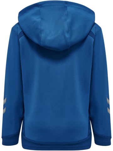 Hummel Hoodie Hmllead Zip Poly Hoodie Kids in TRUE BLUE