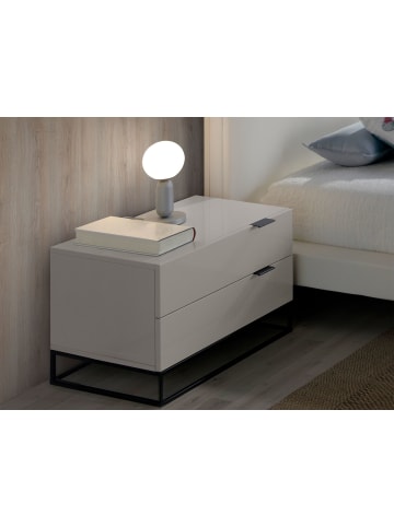 Angel Cerdá Nachttisch 7004 in Grau / Schwarz – (B)55 x (H)41 x (T)41 cm