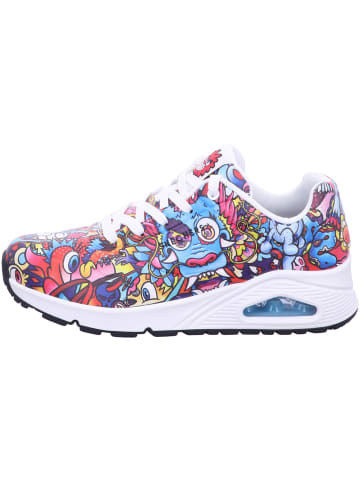 Skechers Damen- Schnürschuhe UNO - COLOR DOODLE in Bunt