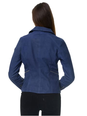 Tazzio Lederjacke "F500" - in Blau
