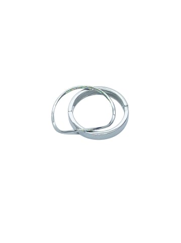 KOROSHI Set aus zwei kombinierten Armbändern in SILBER