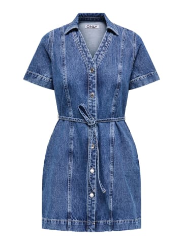 ONLY Jeanskleid in Medium Blue Denim