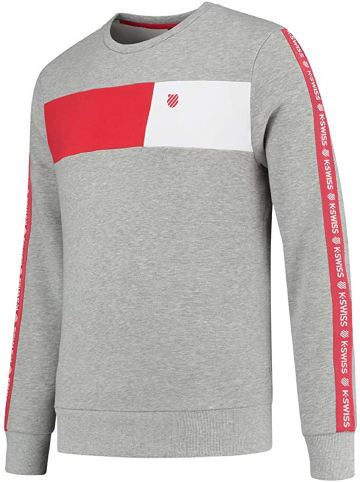 K-SWISS Sweatshirt Heritage C-Neck in Grau