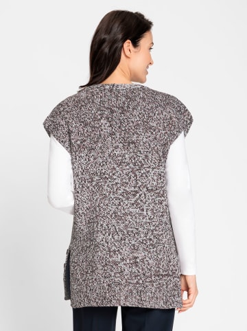 WITT WEIDEN Longweste in mauve-meliert