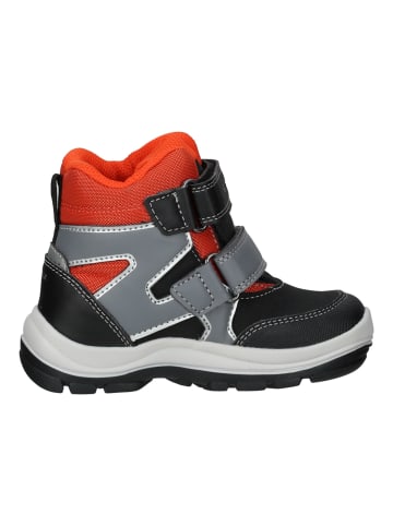 Geox Stiefelette in Schwarz/Orange