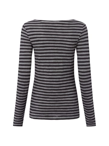 Marc O'Polo Langarmshirt in anthrazit schwarz - 0007