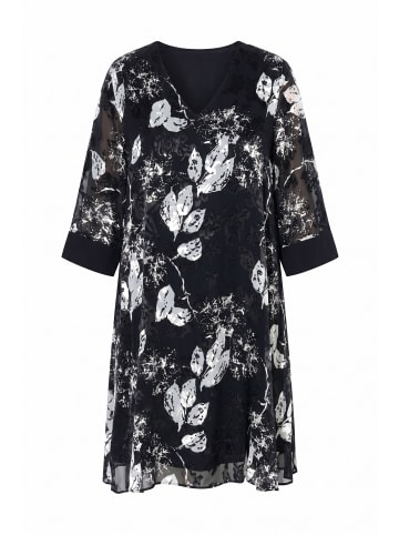 Ulla Popken Midikleid in schwarz