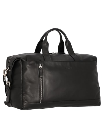 Alassio Topo Weekender Reisetasche Leder 50 cm schwarz