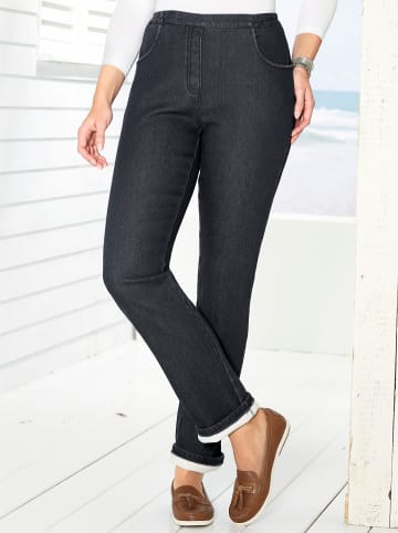 Sieh an! Thermojeans in black-denim