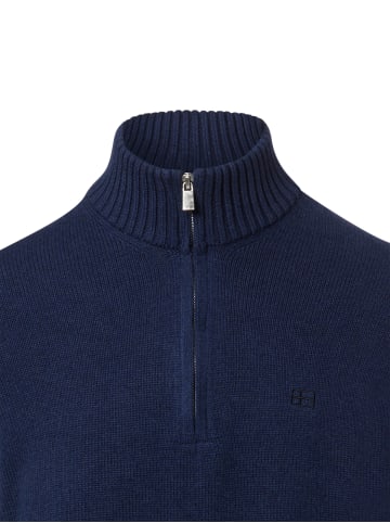 Nils Sundström Strickpullover in indigo - 0002