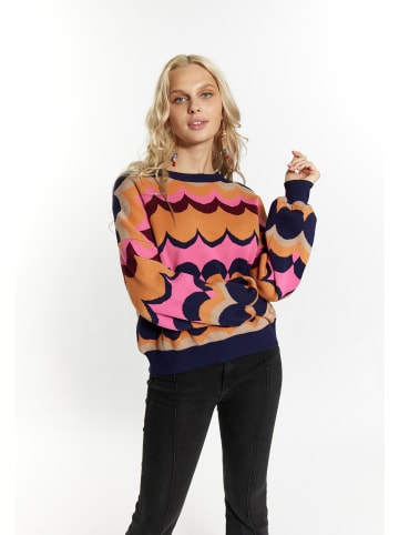 IZIA Pullover in Orange Mehrfarbig