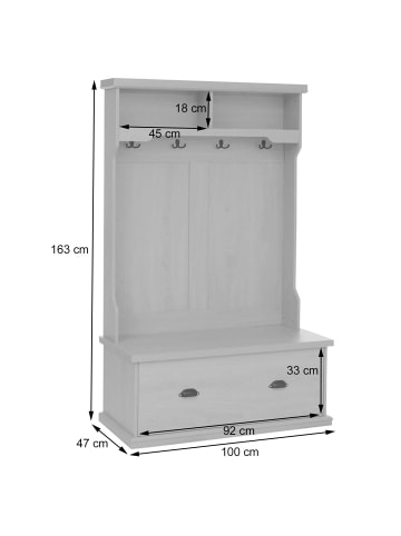 MCW Garderobe P27, Natur