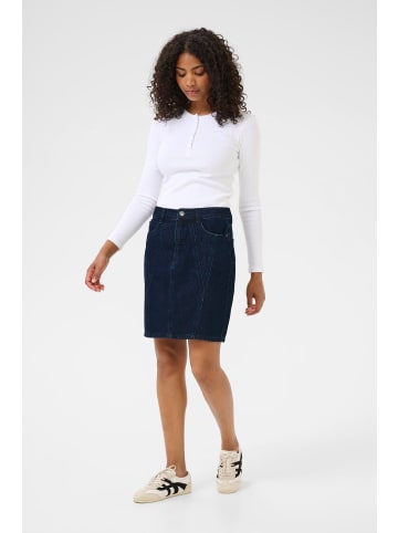Kaffe Denimrock KAeloise Regular fit in Dark Blue Denim