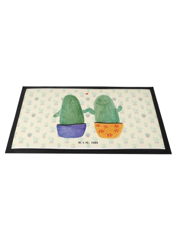 Mr. & Mrs. Panda Schmutzmatte Kaktus Liebe ohne Spruch in Kaktus Grün