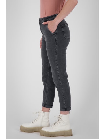 alife and kickin Jeanshose, Hose, High-waist-Jeans, Mom-Jeans, Regular-slim-fit-Jeans, Bequeme Jeans, Stretch-Jeans LaureenAK DNM Q in black denim washed