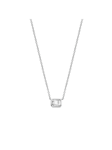 Ti Sento Milano Collier "mit Zirkonia und Mittelstück" in Silber