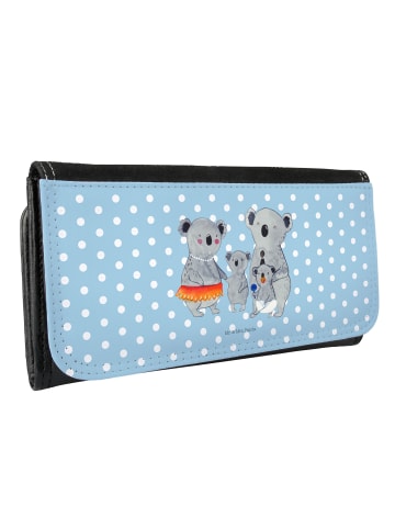 Mr. & Mrs. Panda Wallet Koala Familie ohne Spruch in Blau Pastell