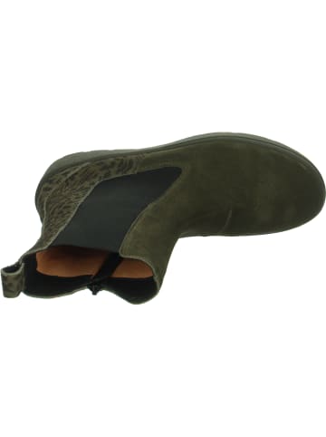 Think! Chelsea Boot CREPES in Oliv/Kombi