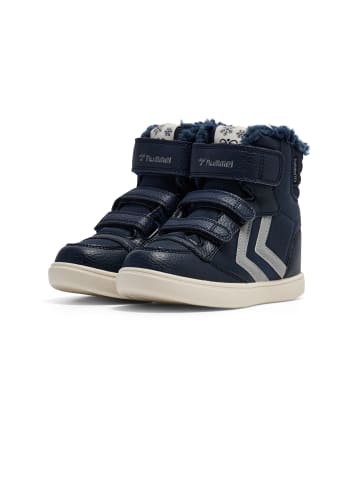 Hummel Klettverschluss Stiefel Stadil Super Lebensstil Jungen in BLACK IRIS/SILVER