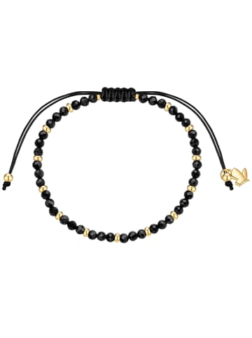 Glanzstücke München Armband aus Edelstahl mit Spinell in gelbgold