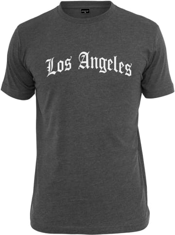 Mister Tee T-Shirt "Los Angeles Wording Tee" in Grau