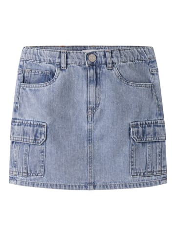 name it Cargo Nkfmella Jeansrock in light blue denim