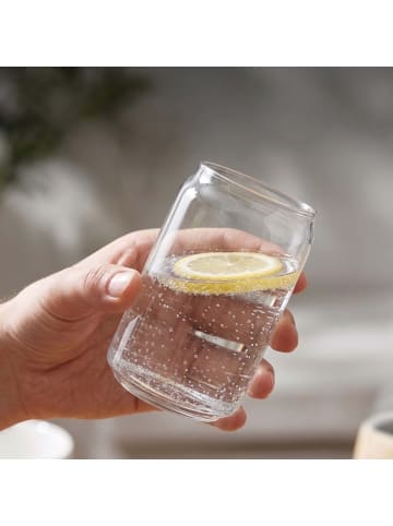 relaxdays 4 x Longdrinkgläser in Transparent - 480 ml