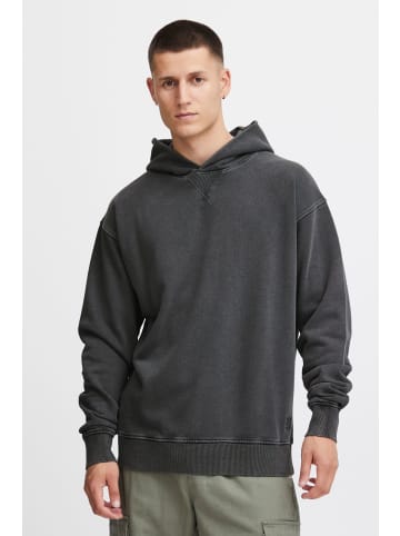 !SOLID Hoodie SDMattes 21301081-ME Modischer Rundhalspullover mit Acid-Waschung in Schwarz