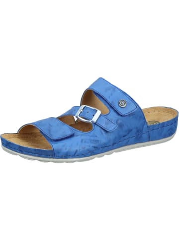 Dr. BRINKMANN Klassische Pantoletten, Komfort-Pantoletten in blau