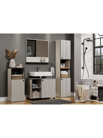 ebuy24 Bad Spiegel PureBliss Kaschmir 80 x 14 cm