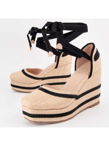 Montevita Sandalen Keilabsatz Balenci11 in Beige
