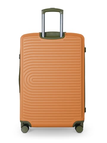 Hauptstadtkoffer Mitte - Großer Reisekoffer Trolley Aufgabegepäck Koffer 77cm XXL Erweiterung TSA 130L in Marille