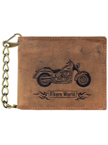 Greenburry Vintage Bike Geldbörse Leder 12 cm braun