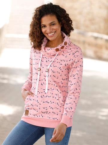 WITT WEIDEN Sweatshirt in rosenquarz-marine-bedruckt