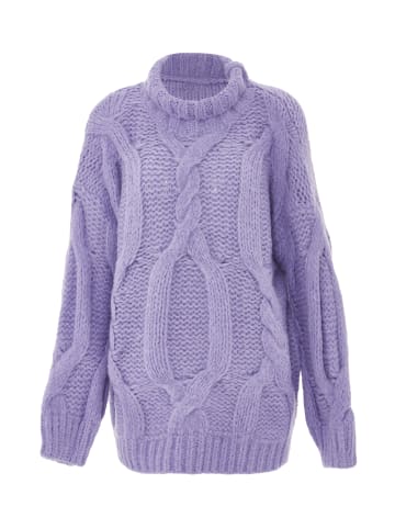 ebeeza Damen Strickpullover in Lavendel