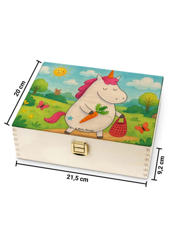Mr. & Mrs. Panda Teebeutel Box Einhorn Vegan Design ohne Spruch in Weiß