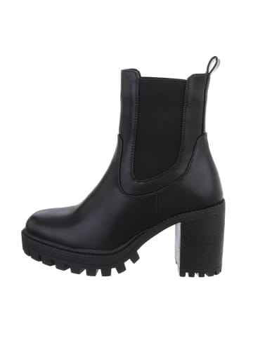 Ital-Design Stiefelette in Schwarz