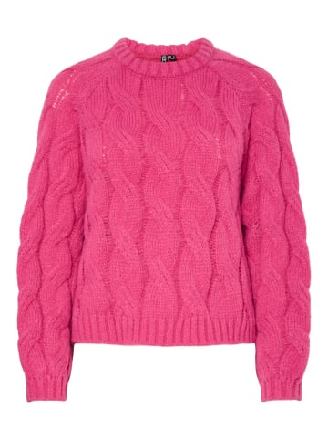 Pieces Pullover in Beetroot Purple