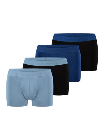 Bruno Banani Retro Short / Pant Flowing in Hellblau / dunkelblau
